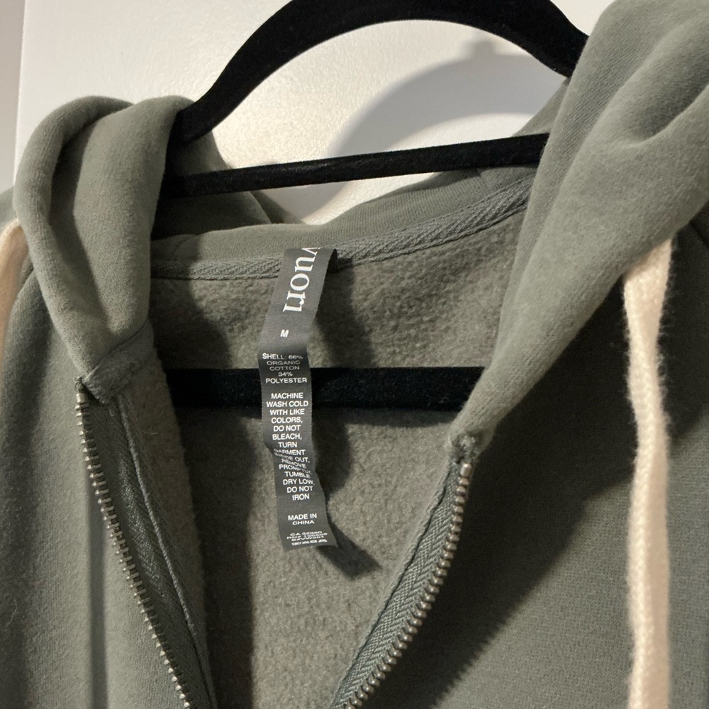 Vuori Sage Green Restore Zip-Up Hoodie - Picture 2 of 8